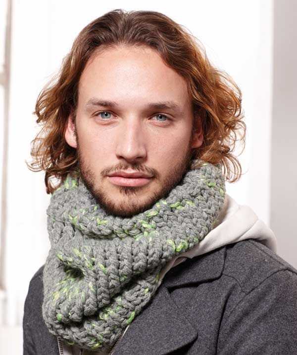 Mens scarf knitting pattern