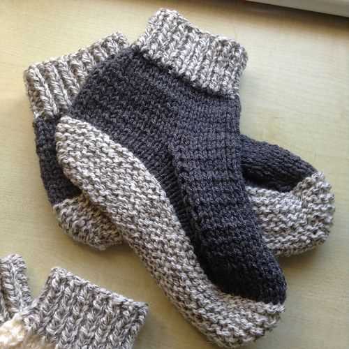Mens slipper knitting patterns free