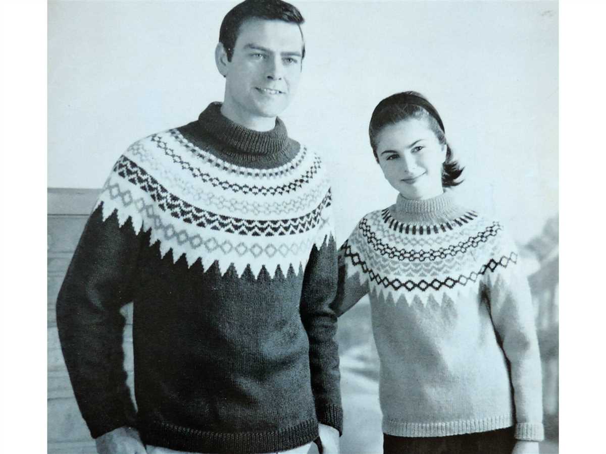 Mens sweater knitting pattern pdf