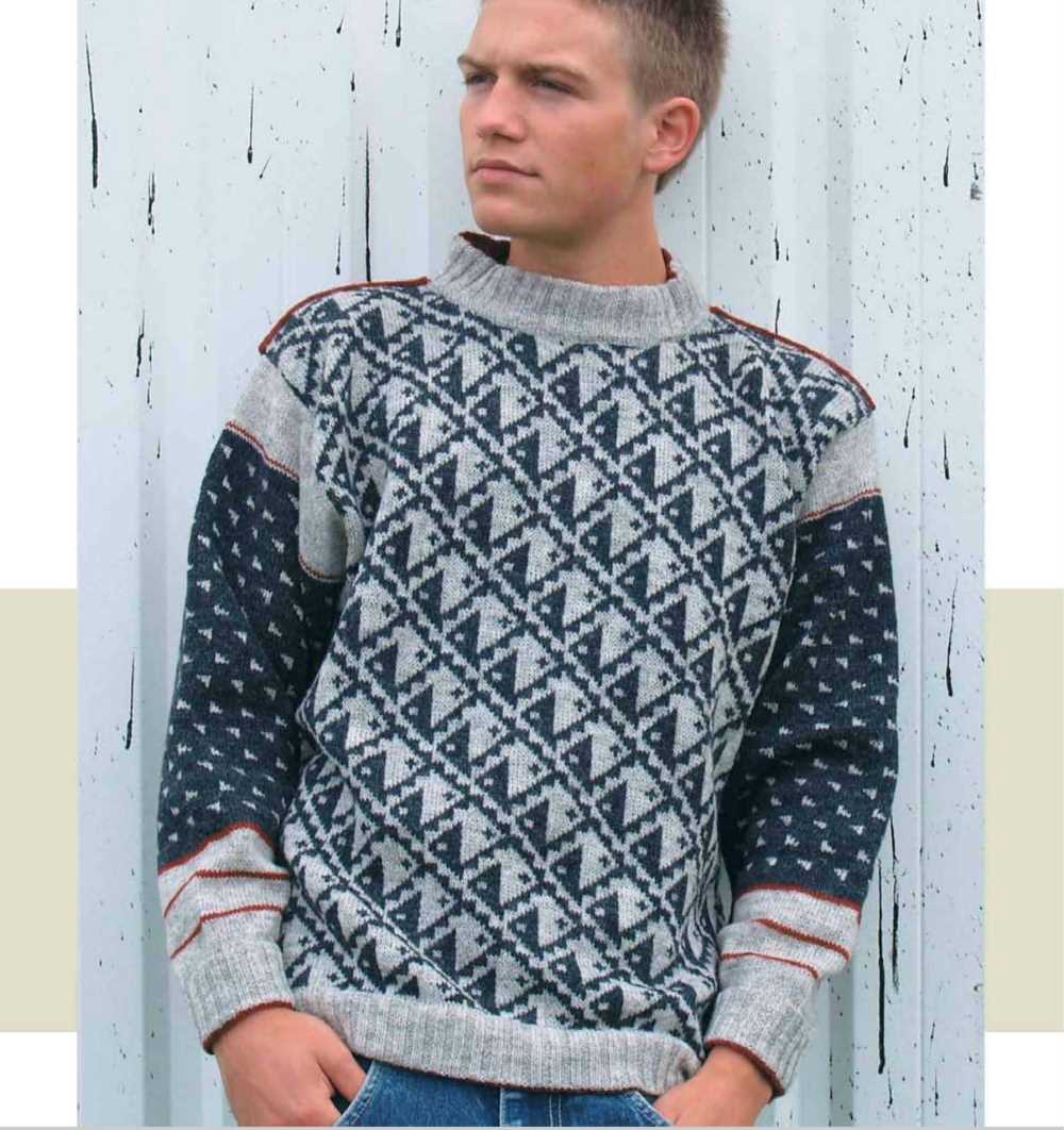 Mens sweater pattern knit in the round