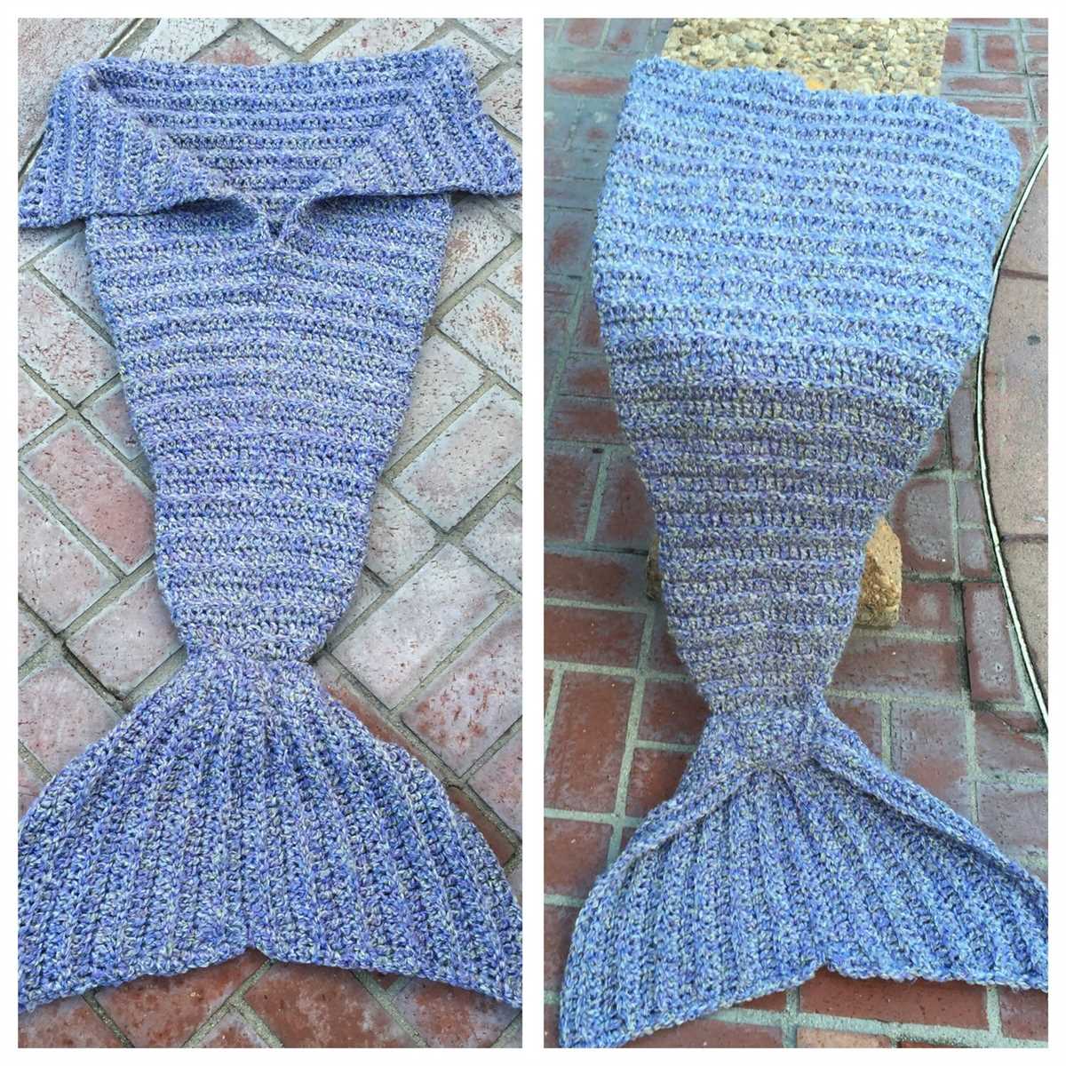 Mermaid tail knitting pattern for adults