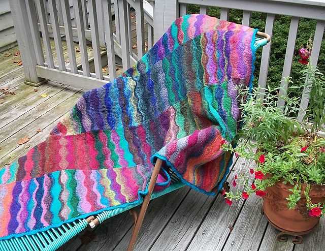 Ridge pattern knitting