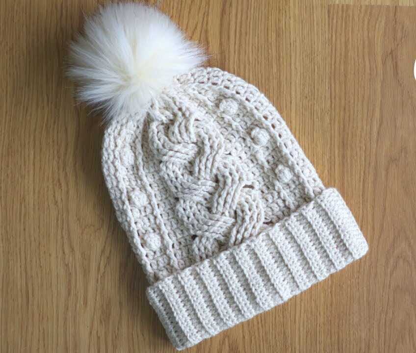 Beginner beanie knitting pattern