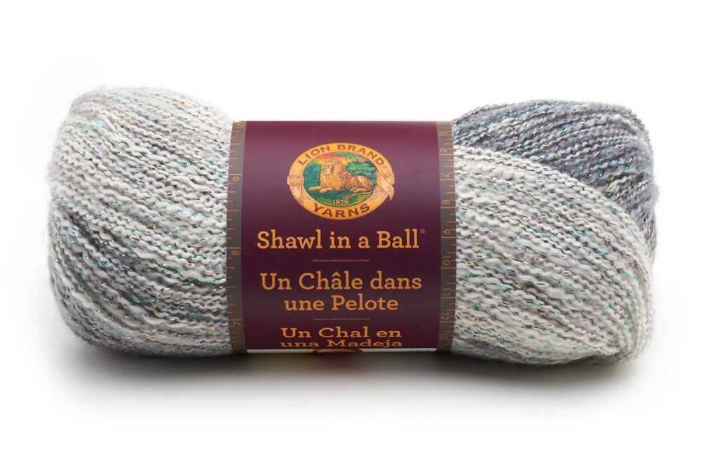 Knitting patterns for shawl in a ball yarn