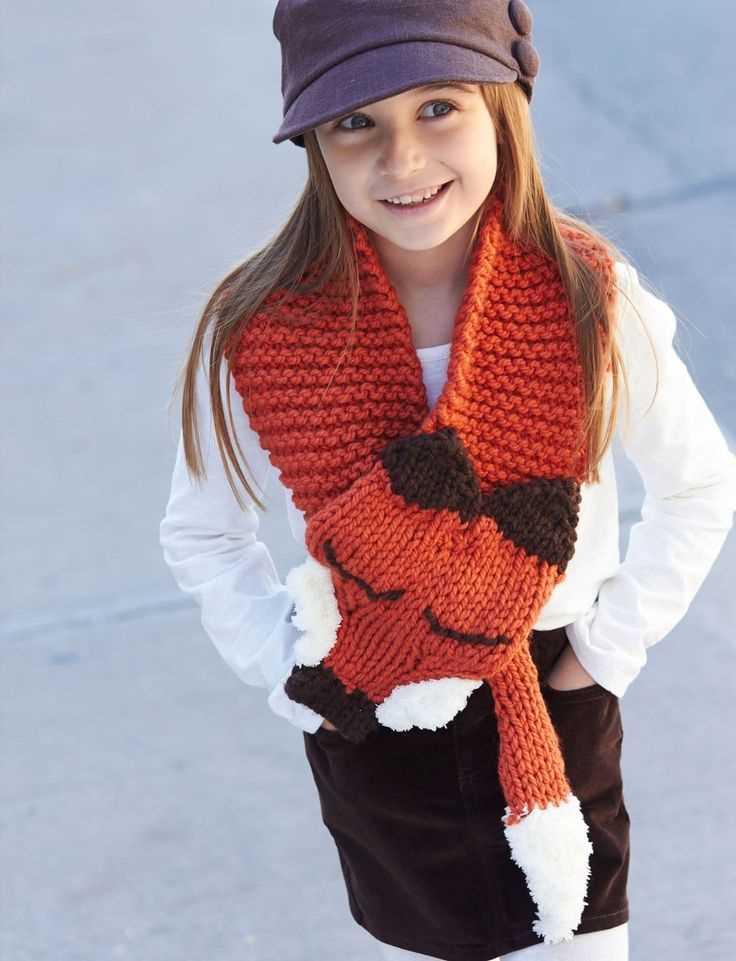 Fox scarf knitting pattern free