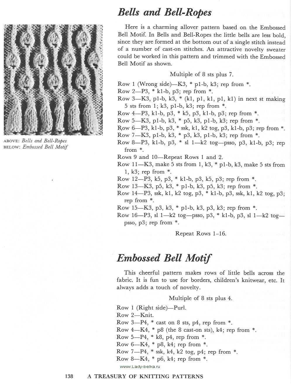 Barbara walker's second treasury of knitting patterns