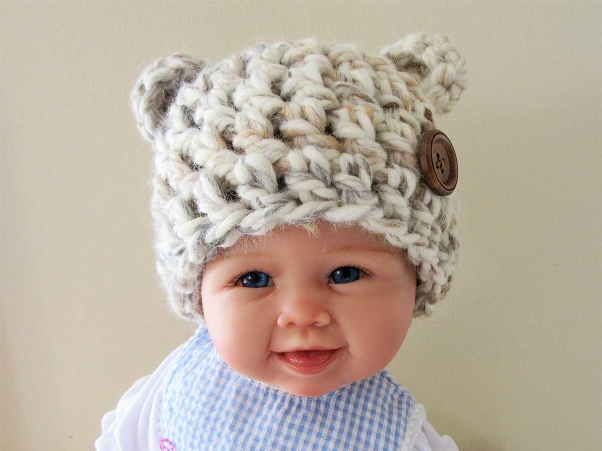 Chunky knit newborn hat pattern