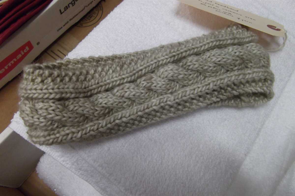 Loom knitted headband patterns