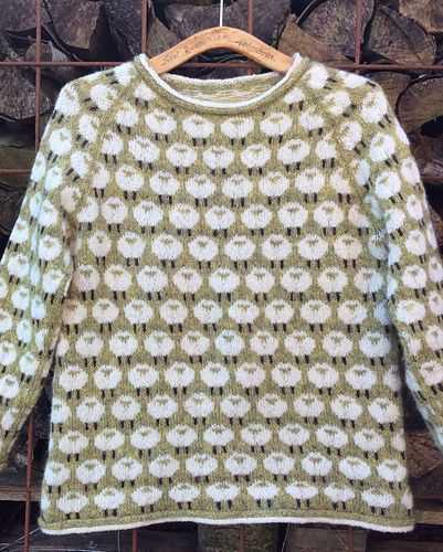 Sheep sweater knitting pattern
