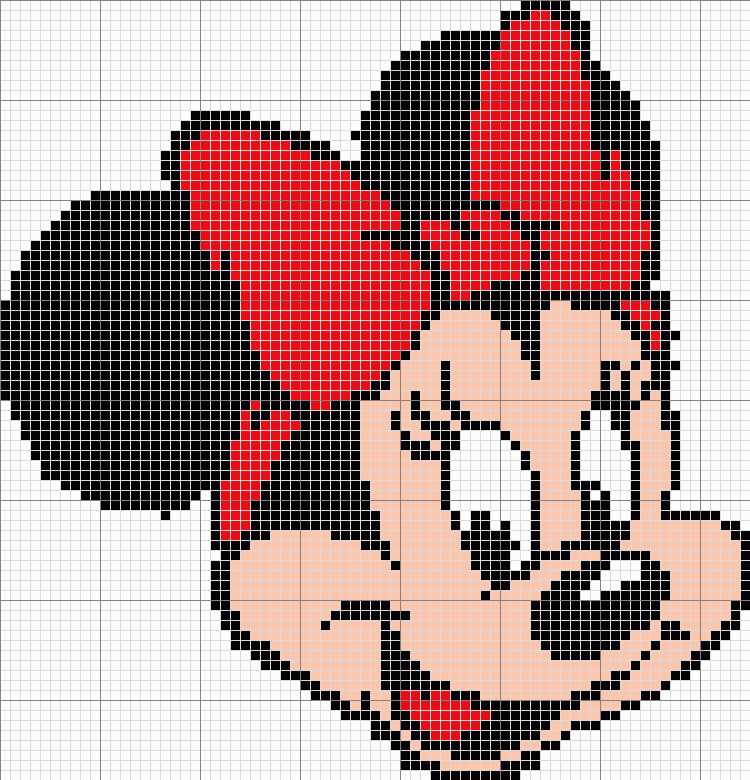 Mickey mouse knitting pattern