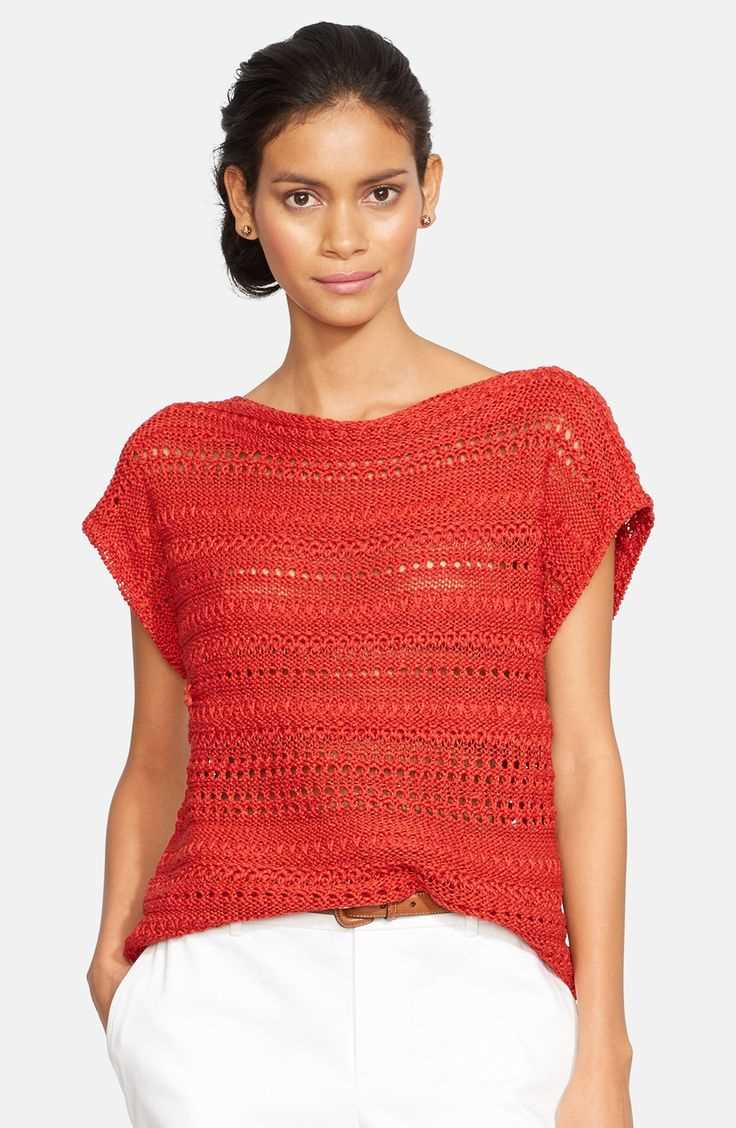 Open stitch sweater knitting pattern