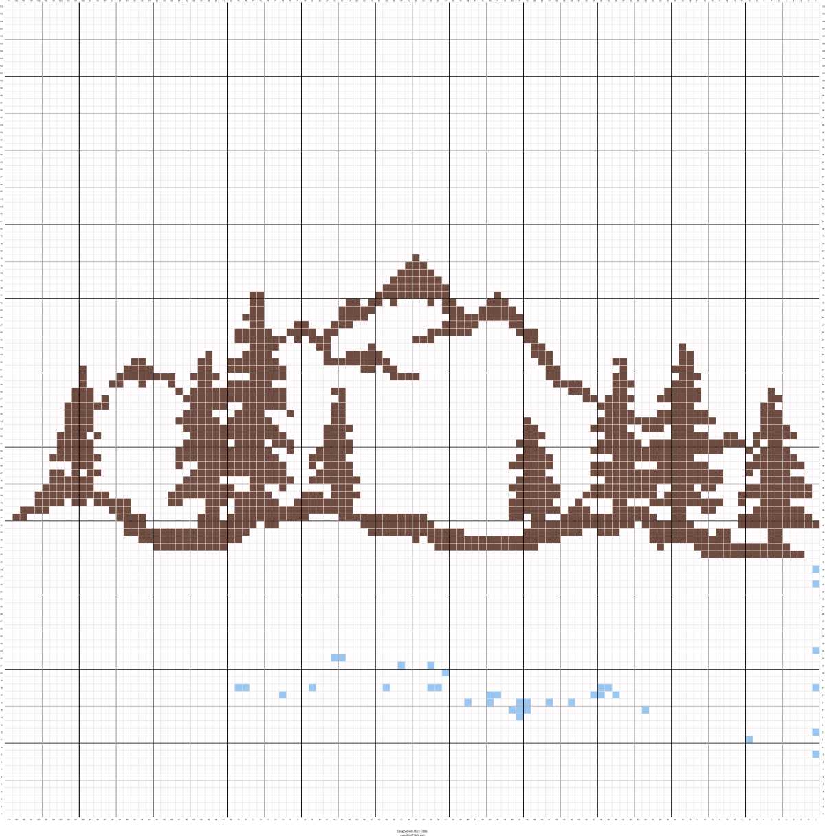 Knitting pattern graph maker
