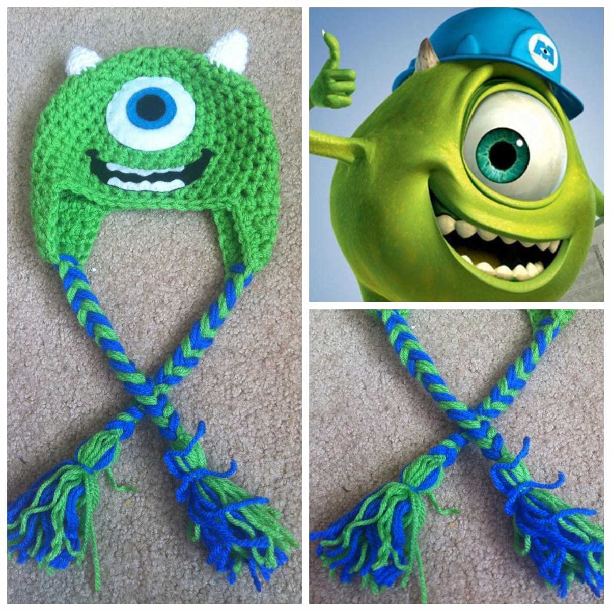 Mike wazowski knitting pattern