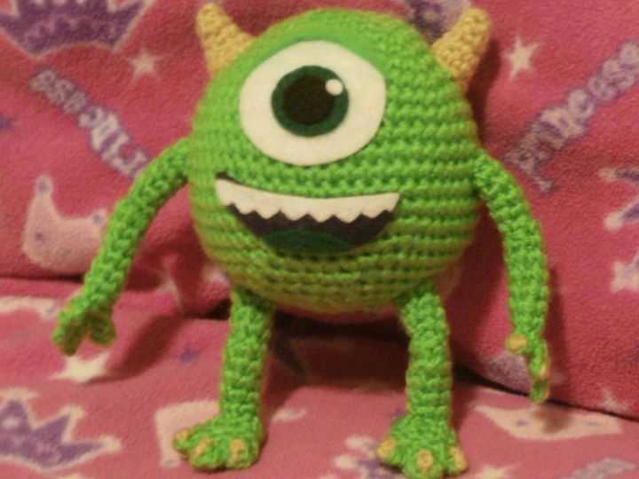 Mike wazowski knitting pattern