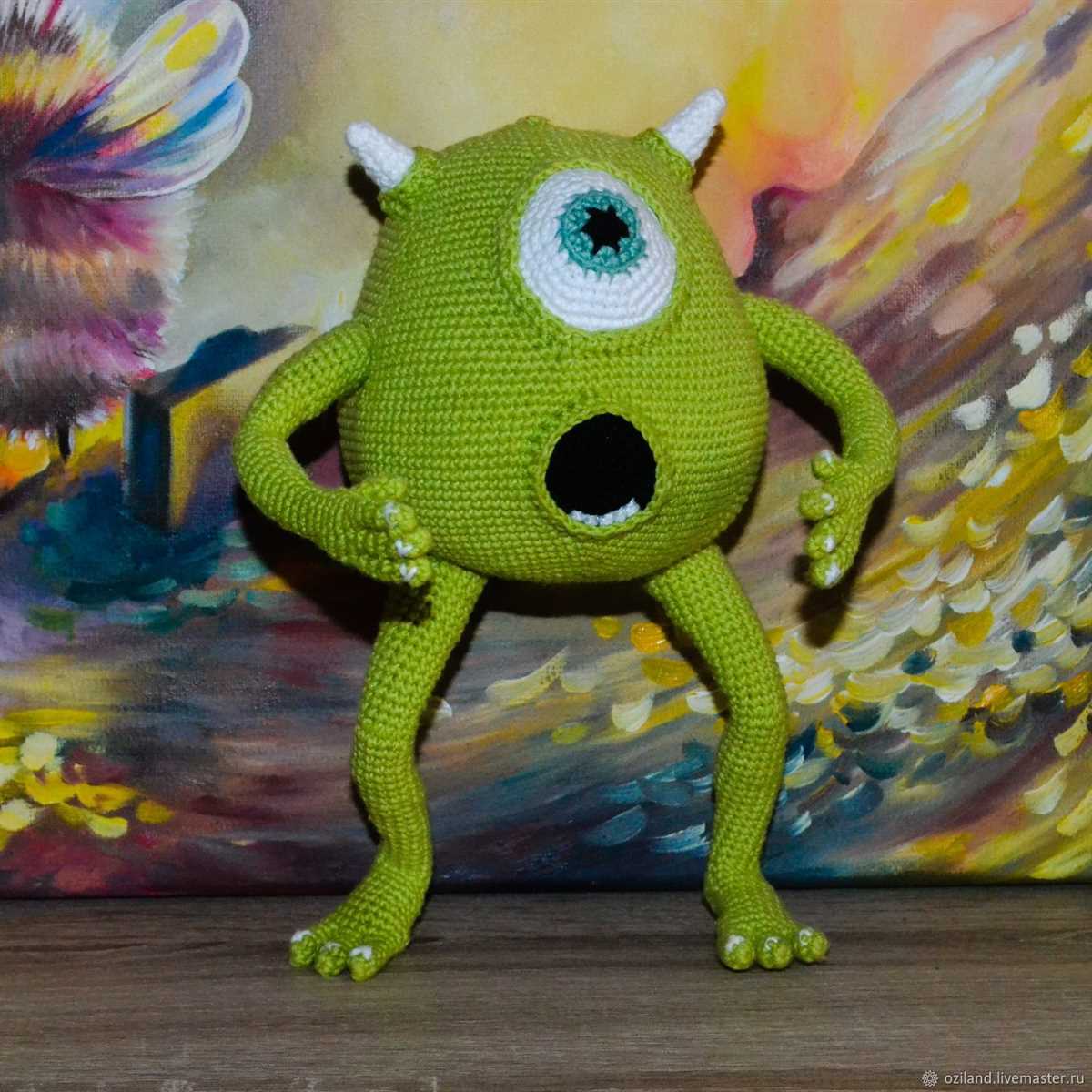 Mike wazowski knitting pattern