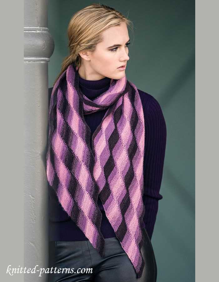 Missoni scarf knitting pattern