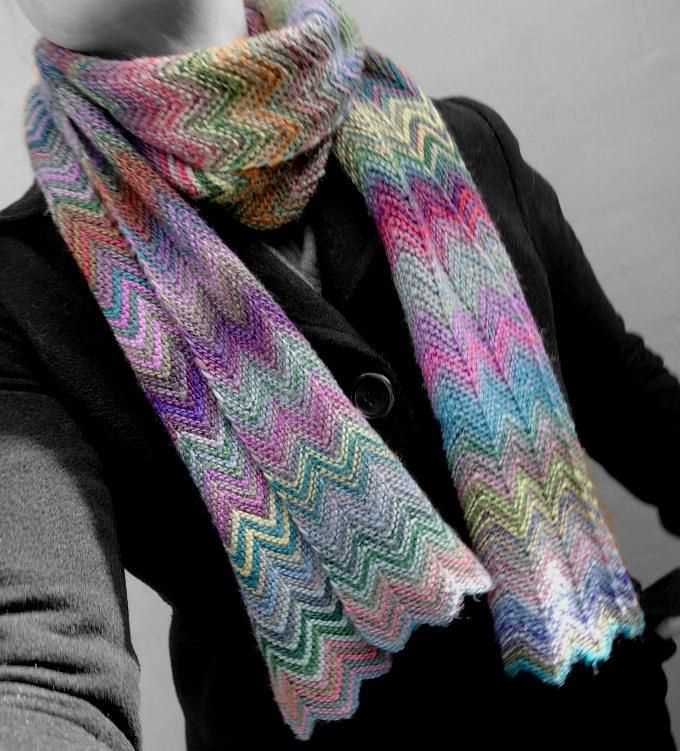 Missoni scarf knitting pattern
