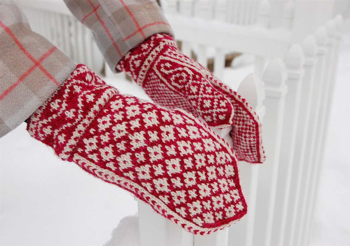 Mitten patterns knitting