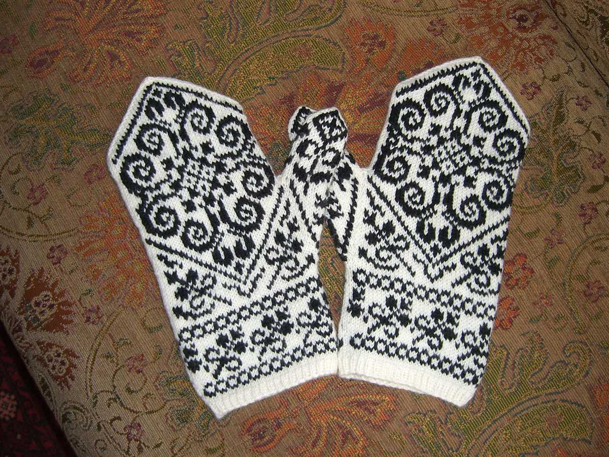 Mitten patterns knitting
