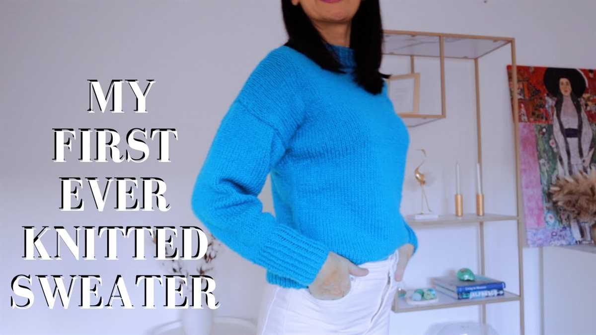Beginner knit sweater pattern free