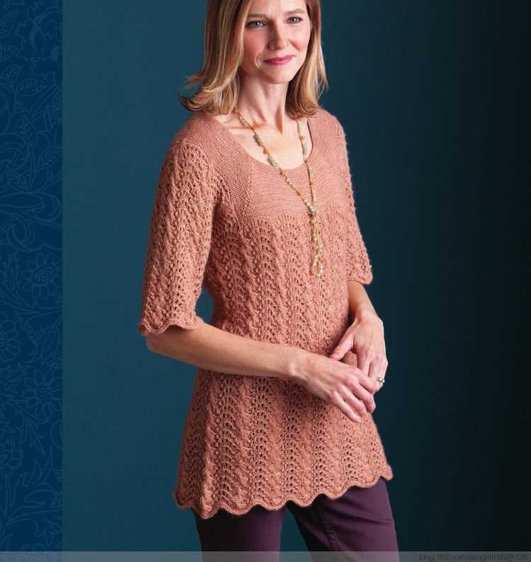 Free sleeveless tunic knitting pattern