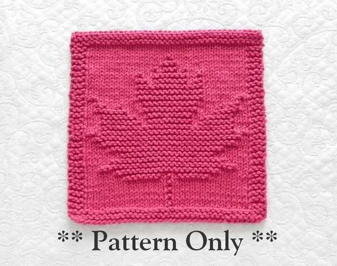 Knitted heart dishcloth pattern by emily