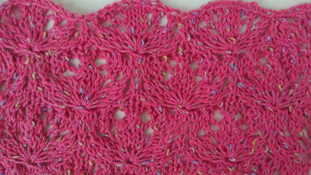 Flower knitting pattern charts
