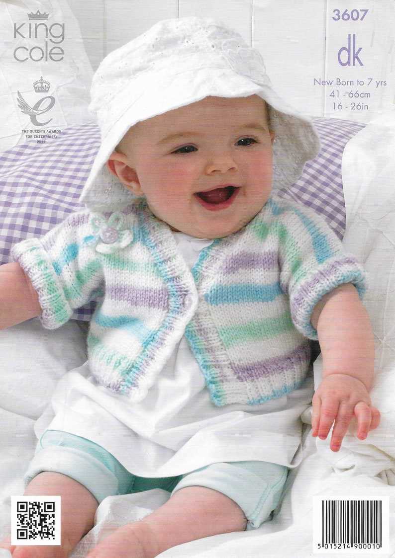 Knitting patterns for newborn cardigans