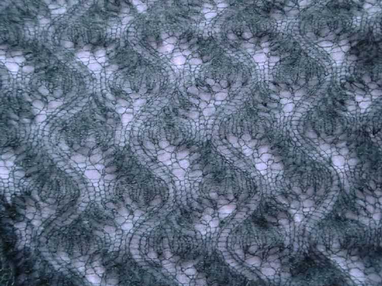 Mohair wrap knitting pattern