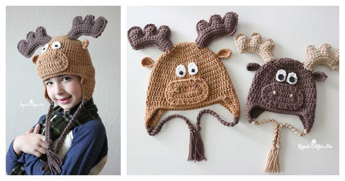 Moose hat knitting pattern