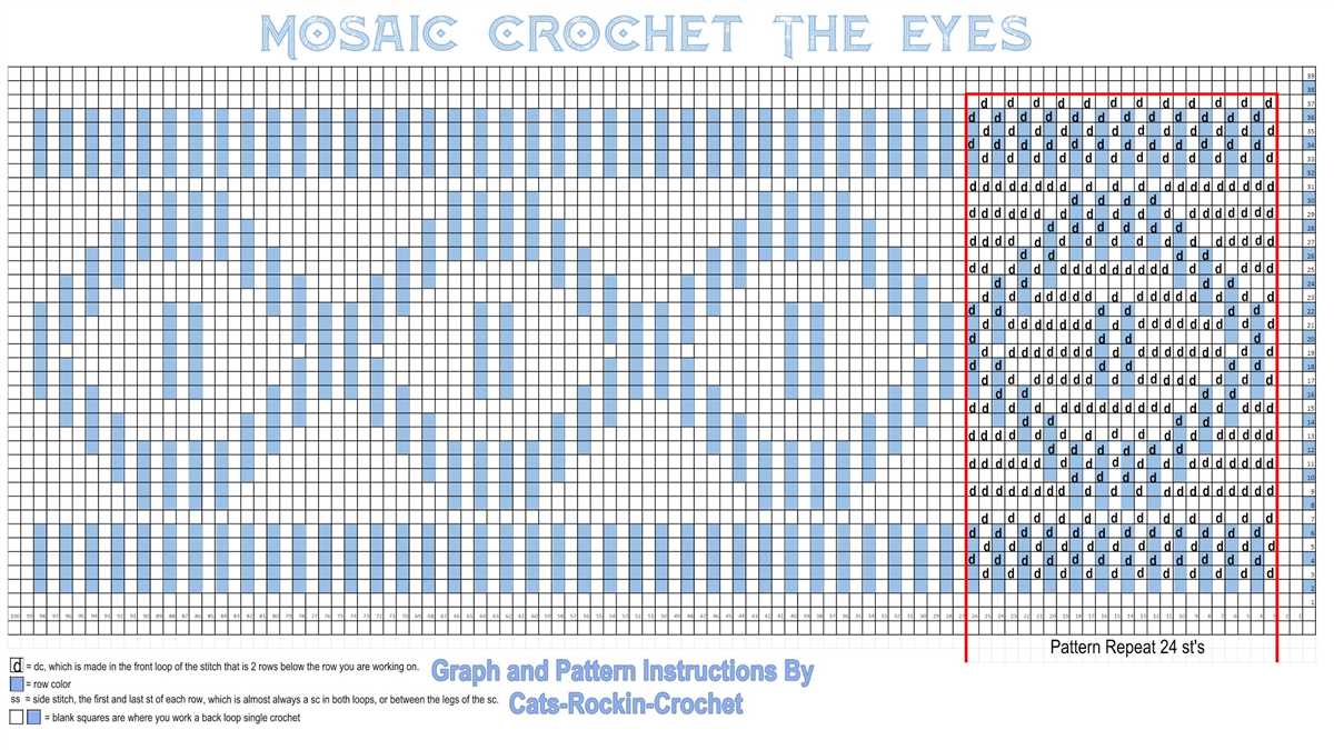 Mosaic knitting pattern generator