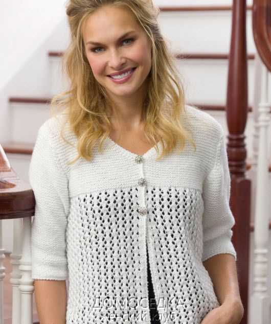 Long lace cardigan knitting pattern