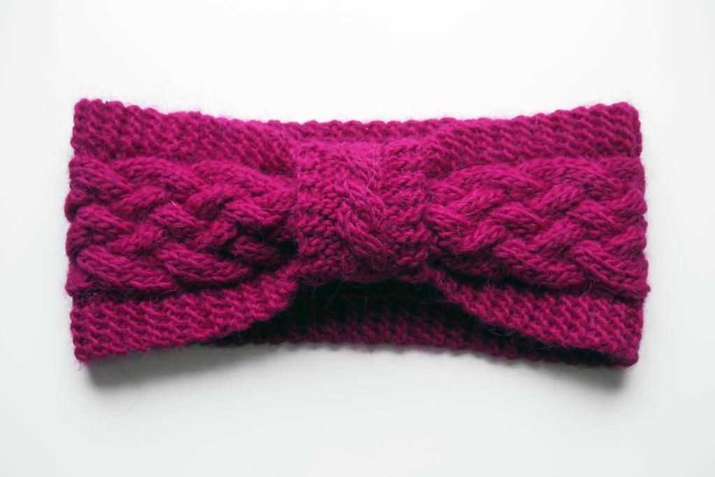 Infinity headband knitting pattern