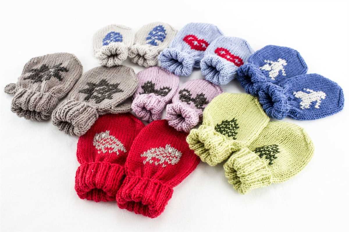 Easy mittens knitting pattern