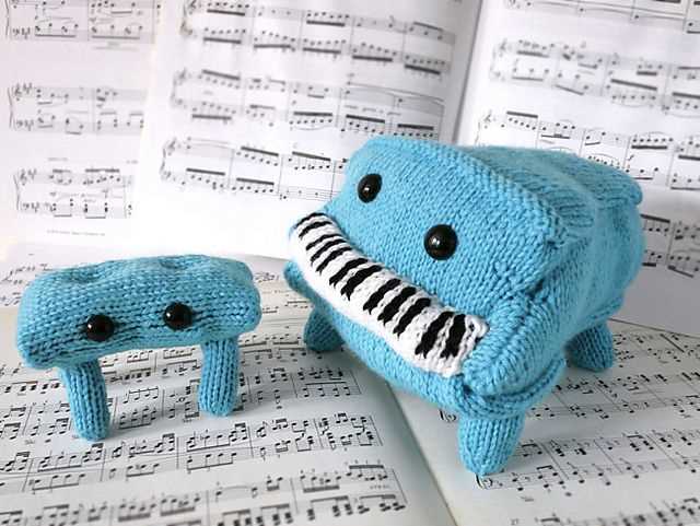 Music knitting patterns