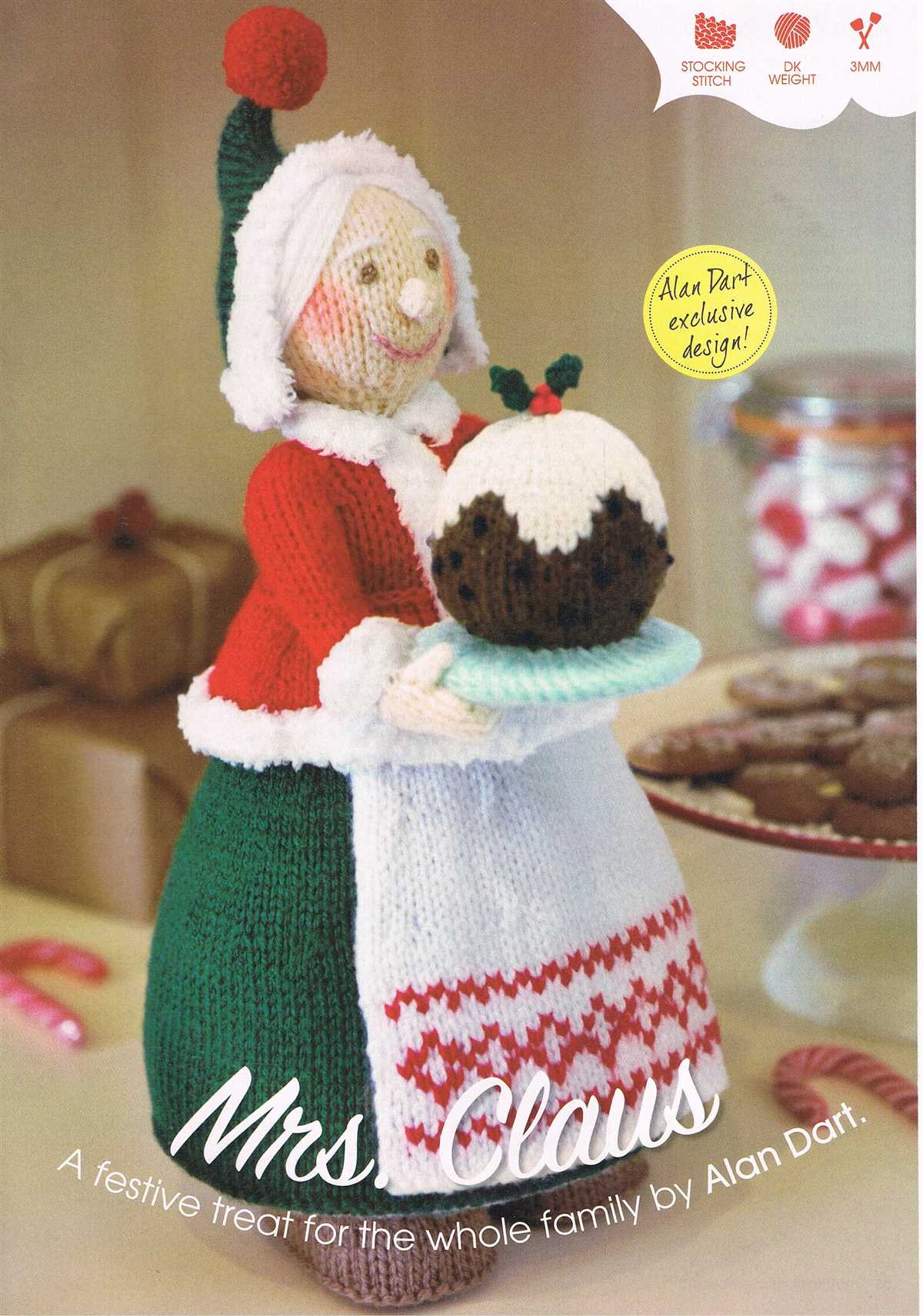 Mrs claus knitting pattern