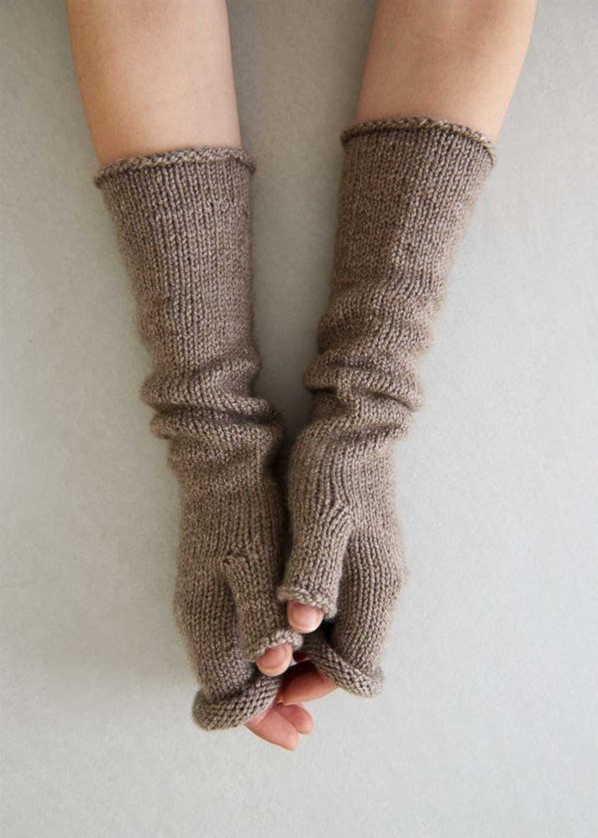 Ladies mittens knitting pattern free
