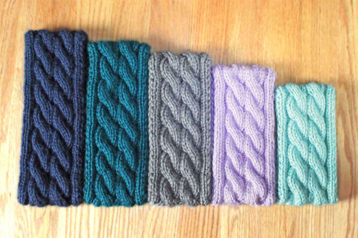 Cable headband knitting pattern easy