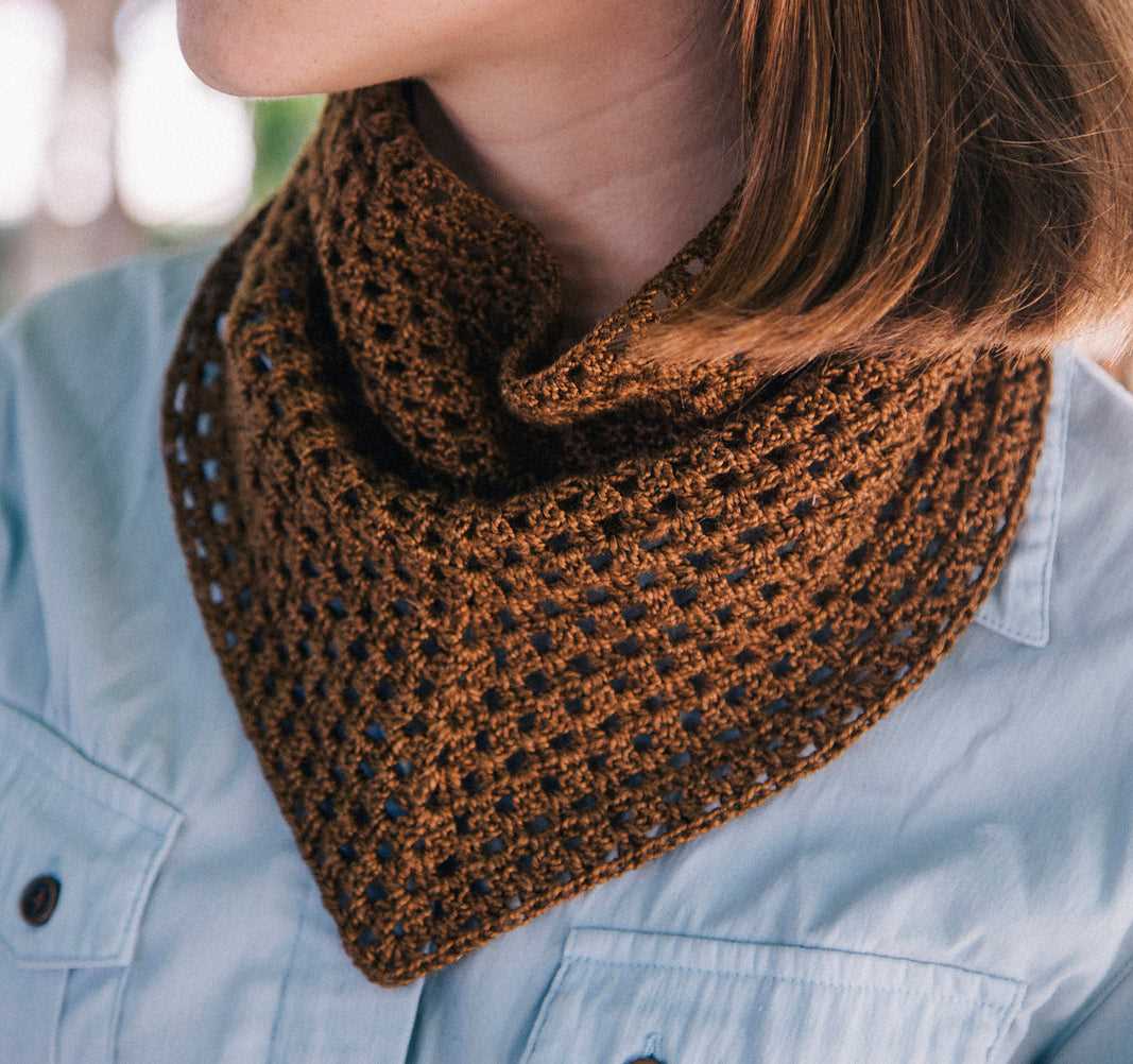 Free knitting patterns bandana cowl