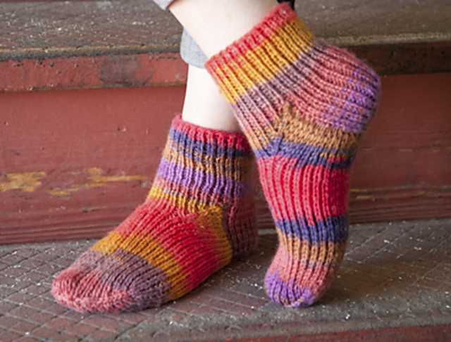 Double knit sock pattern