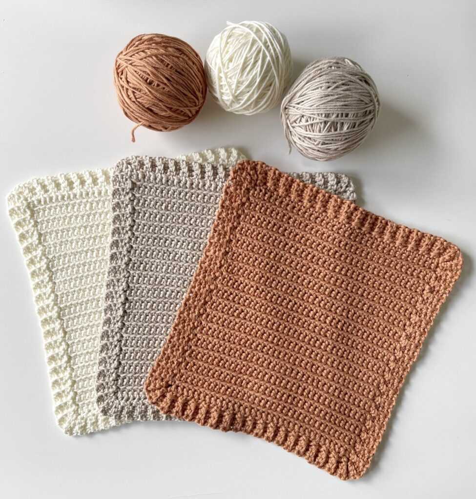 Knit dish rag pattern