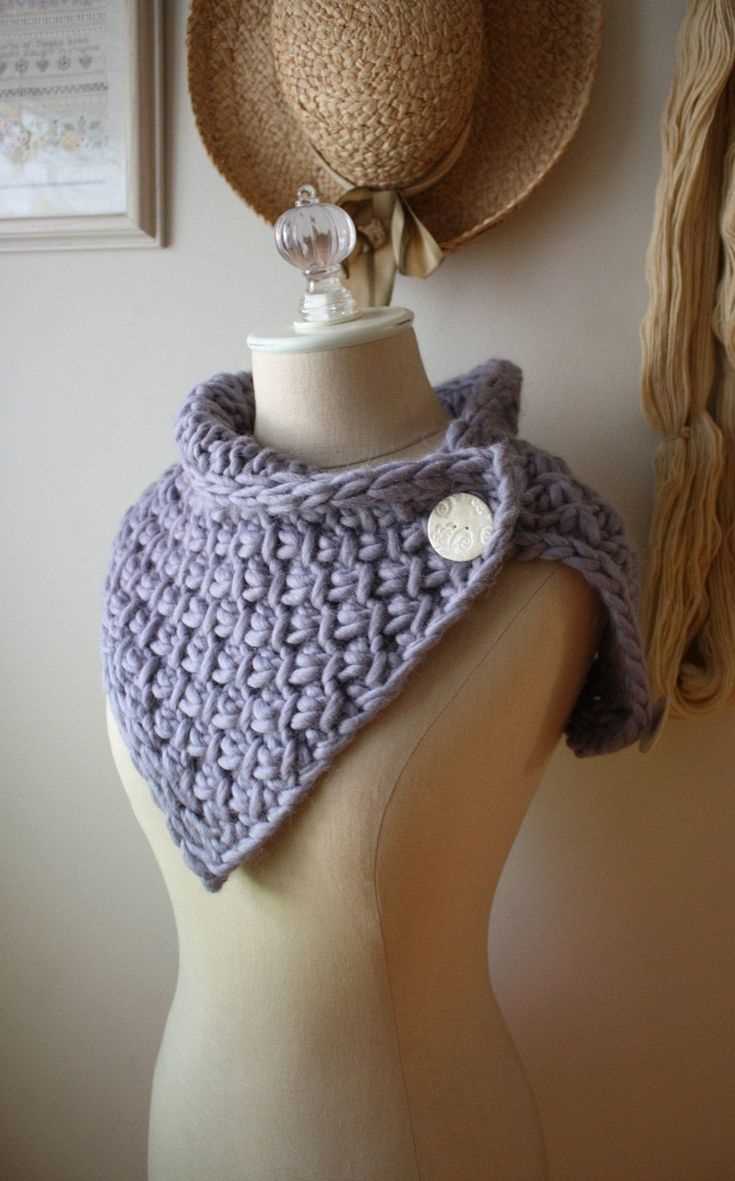 Knitting pattern cowl chunky yarn