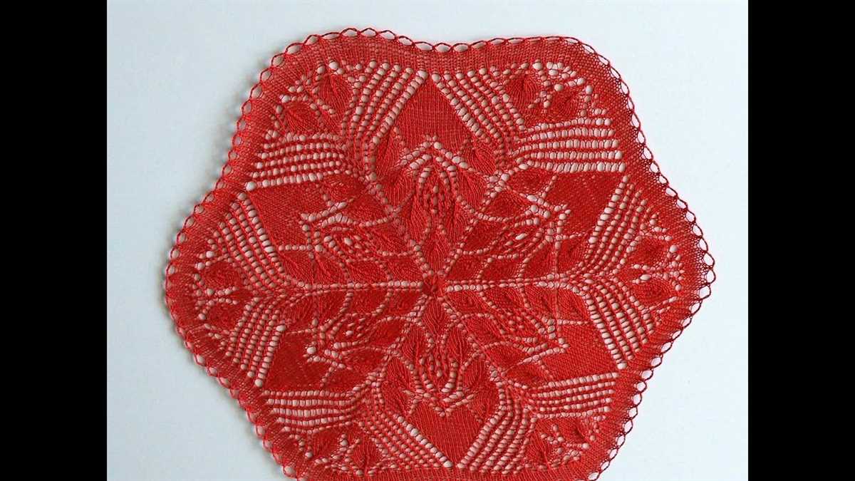 2 needle knitted doily patterns