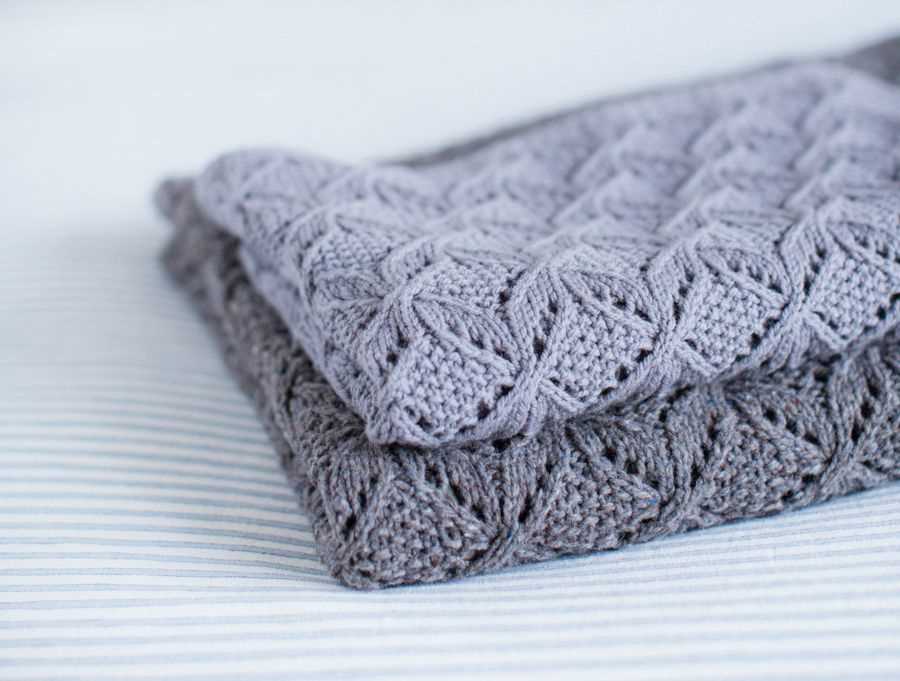 Wearable blanket knitting pattern