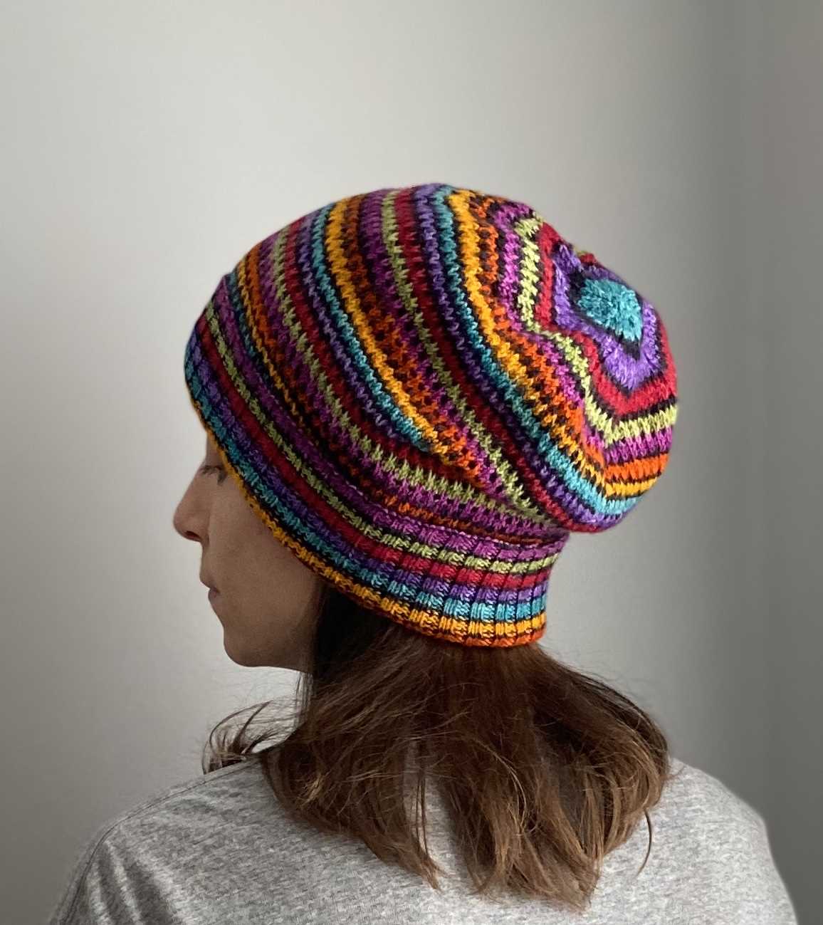 Mens knit hat pattern worsted weight yarn