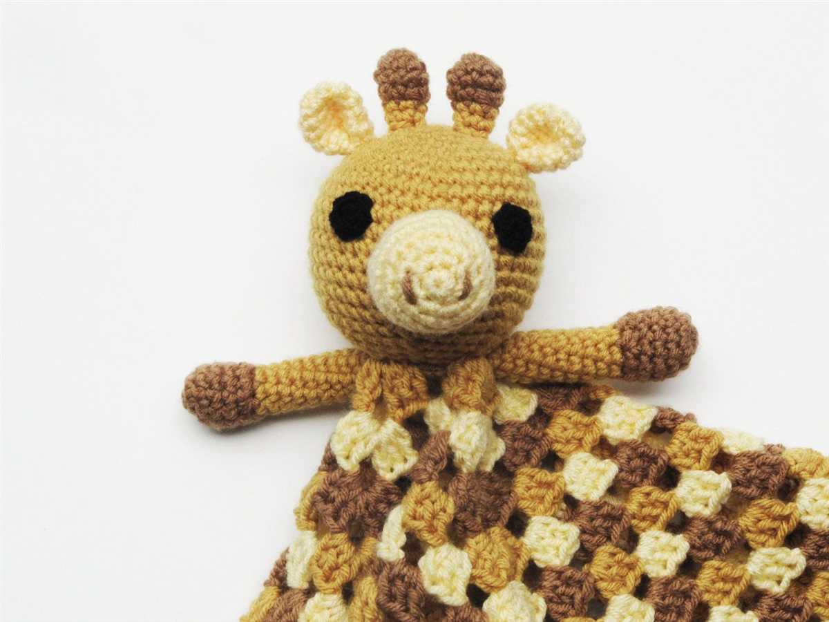 Giraffe blanket knitting pattern