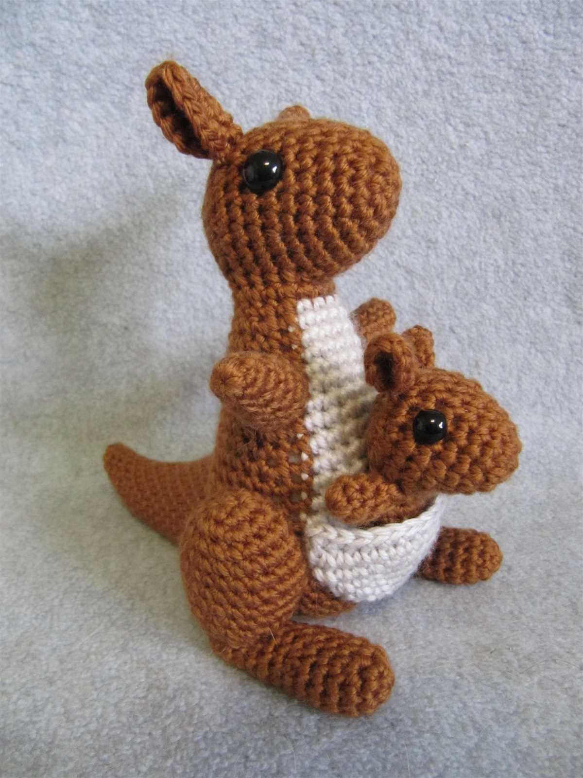 Knitted kangaroo pattern free