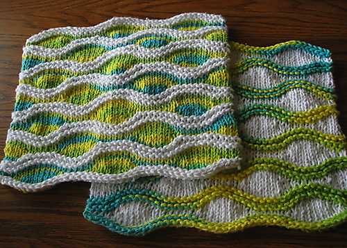 Lizard ridge knitting pattern