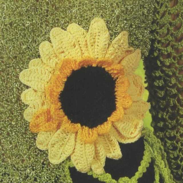 Golden Blooms - Craft a Stunning Knitting Pattern Sunflower Knitting pattern sunflower