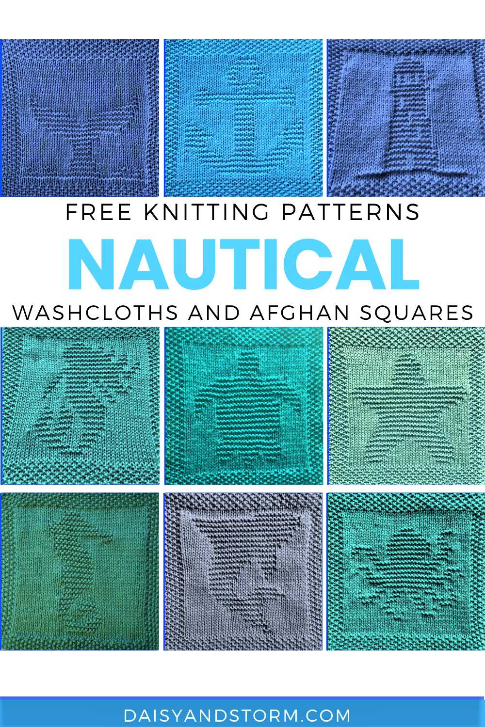 Free knitting patterns for washcloths and dishcloths